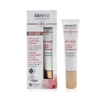 Lavera My Age Eye and Lip Contour Cream With Organic Hibiscus and Ceramides - For Mature Skin 15ml/0.5oz Image 2