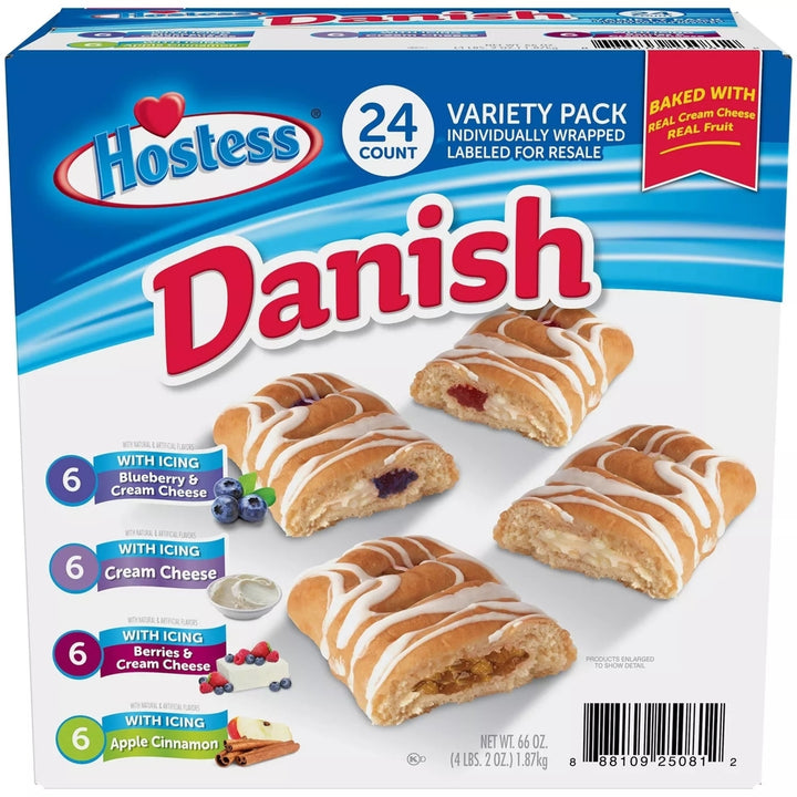 Hostess Danish Claw Variety Pack (24 Count) Image 1