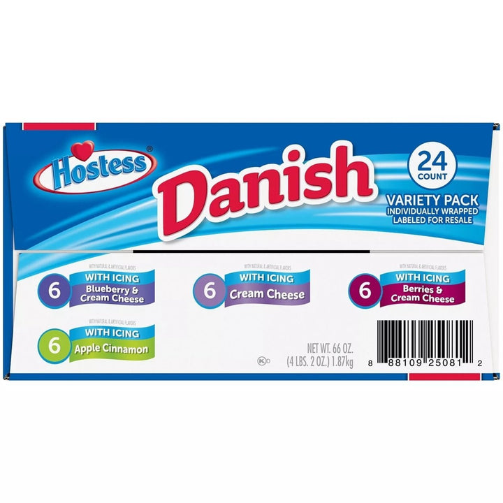 Hostess Danish Claw Variety Pack (24 Count) Image 2