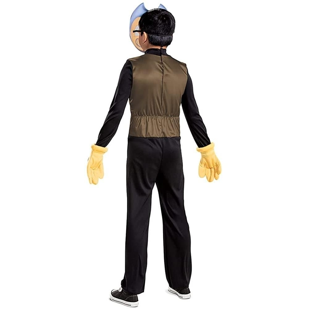 Bendy and The Dark Revival Classic size S 4/6 Boys Costume Game Character Disguise Image 2