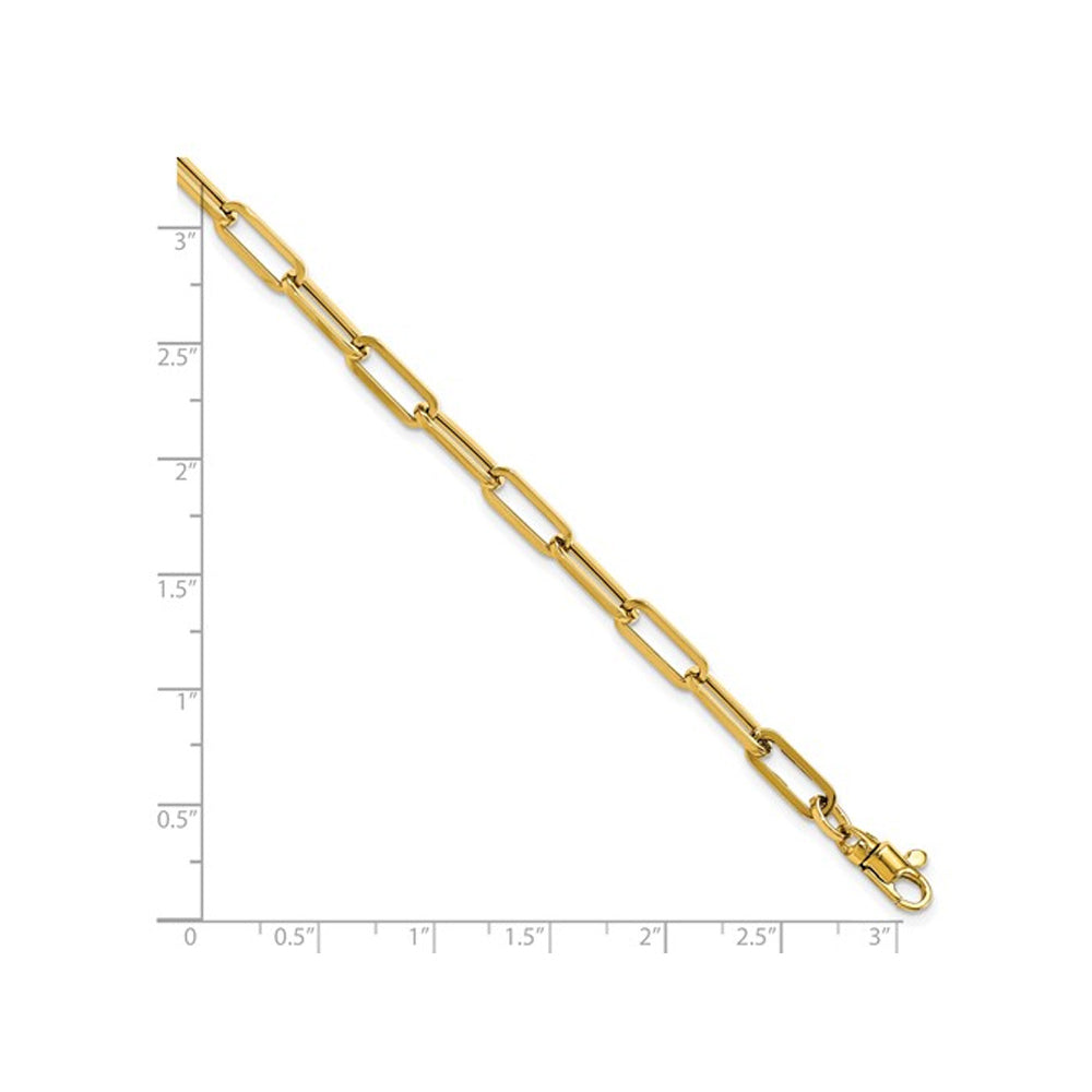 14K Yellow Gold Fancy Link Bracelet 7.50 Inches (1 Inch Ext.) Image 3