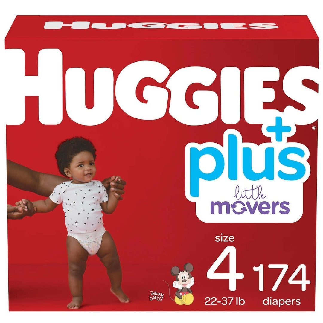 Huggies Plus Diapers Size 4 174 Count Image 1