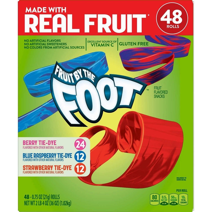 Fruit By The Foot Variety Pack 0.75 Ounce (48 Count) Image 1