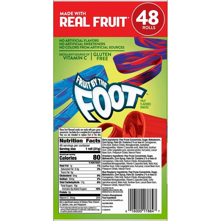 Fruit By The Foot Variety Pack 0.75 Ounce (48 Count) Image 2