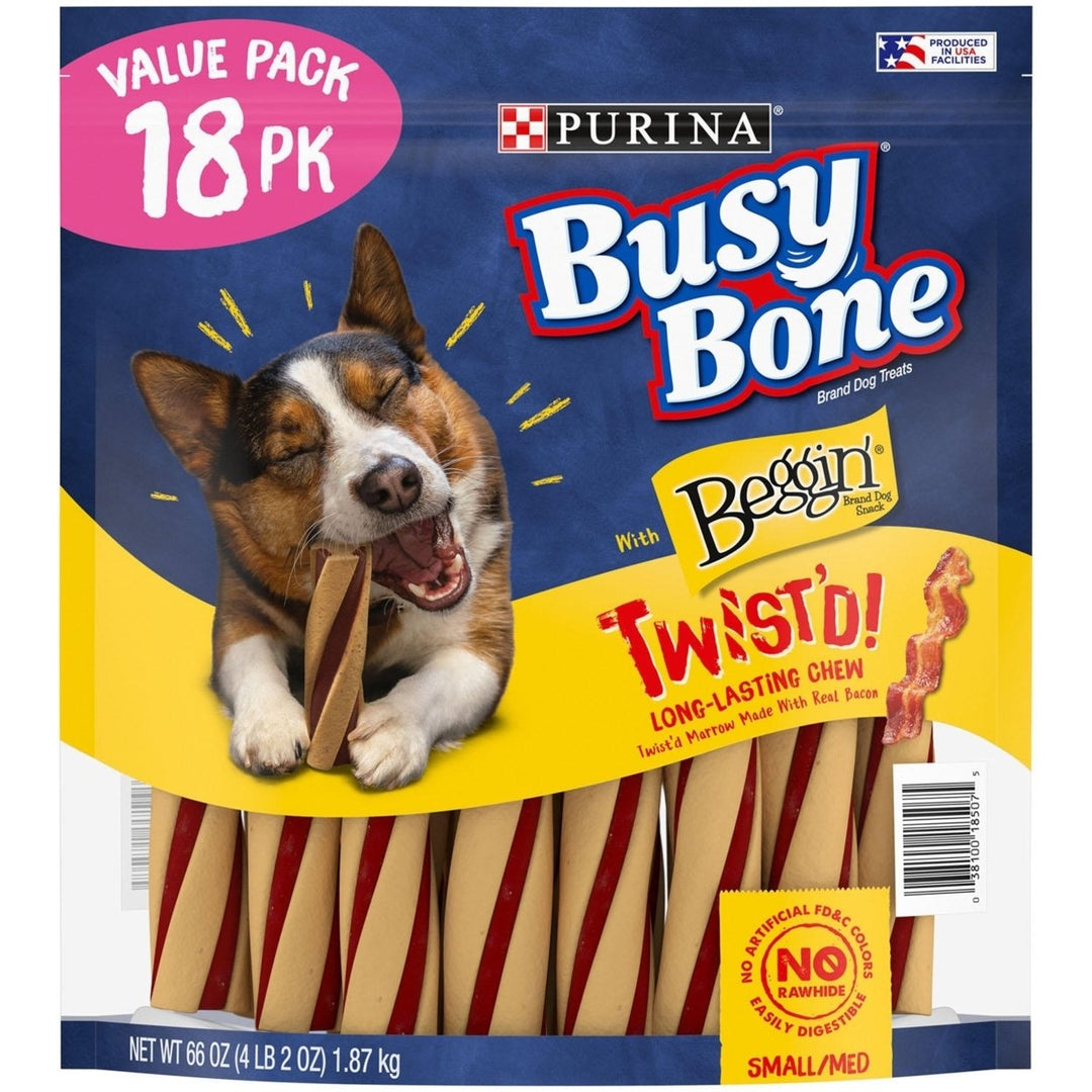 Purina Busy With Beggin Twistd Small/Medium Breed Dog Treats (18 Count) Image 1