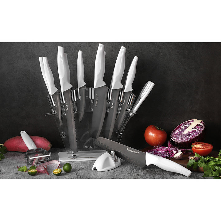 16 Pieces Kitchen Knife Set Dishwasher SafeProfessional Chef Kitchen Knife SetKitchen Knife Set Stainless Steel with Image 4