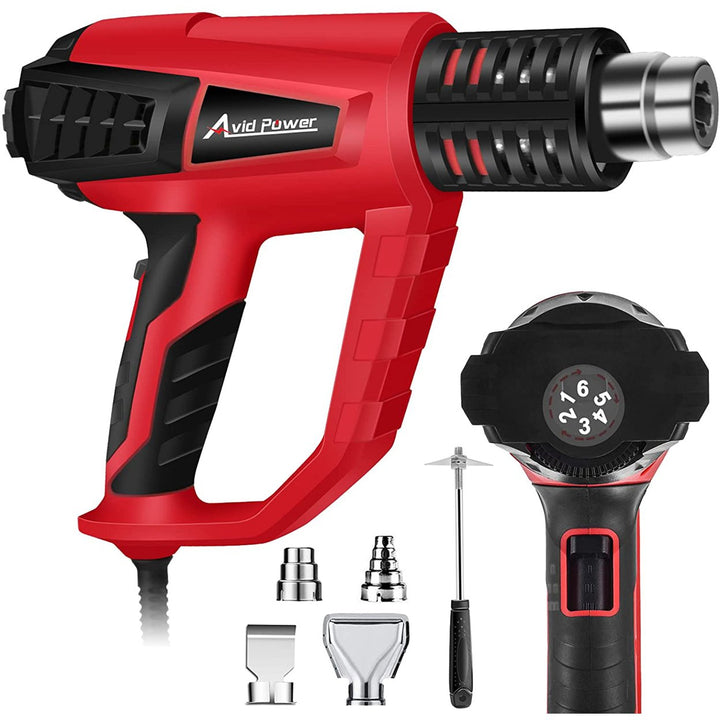 AVID POWER 1500W Heat Gun Variable Speed Hot Air Gun 122 -1022 3-Temp Settings Image 1