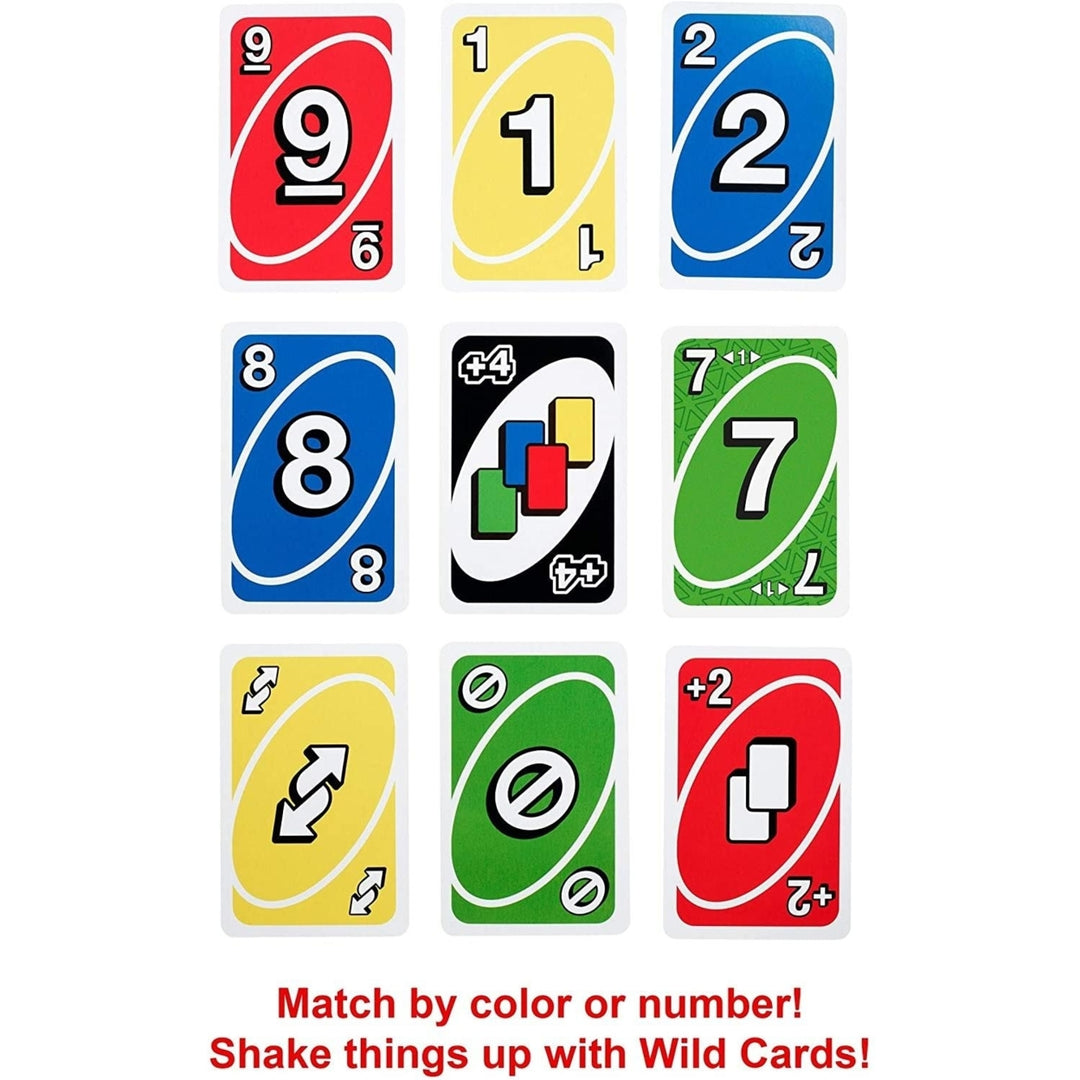 Uno Showdown Matching Interactive Quickdraw Card Game Family Fun Mattel Image 7