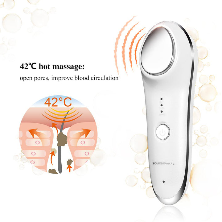 TOUCHBeauty Hot and Cold Facial Massager Handheld Sonic Vibration Skin Image 3