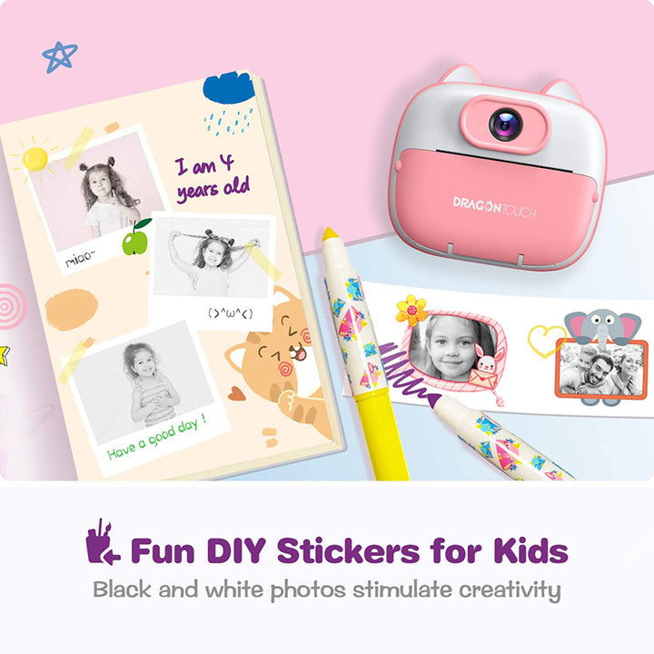 Dragon Touch Instant Print Kids Camera InstantFun2 Digital Camera w/ Dual Lens Image 4