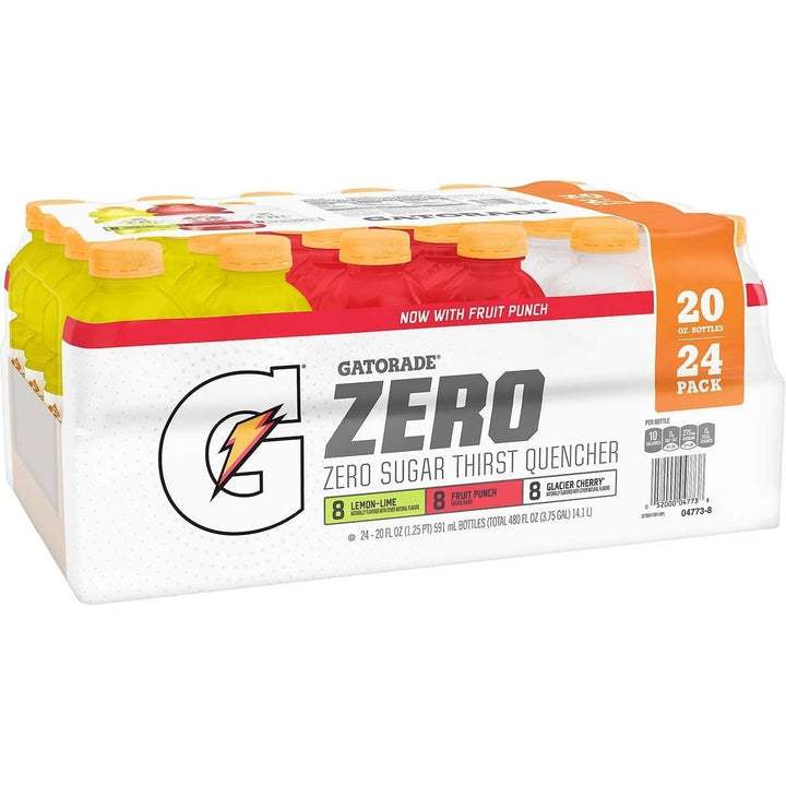 Gatorade Zero Thirst Quencher Variety Pack 20 Fluid Ounce (Pack of 24) Image 1