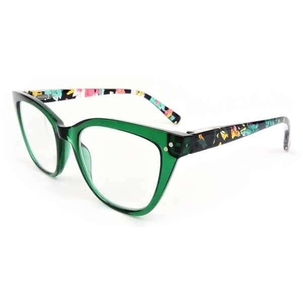 Oversized Cat Eye Frame Spring Hinges Womens Reading Glasses Image 9