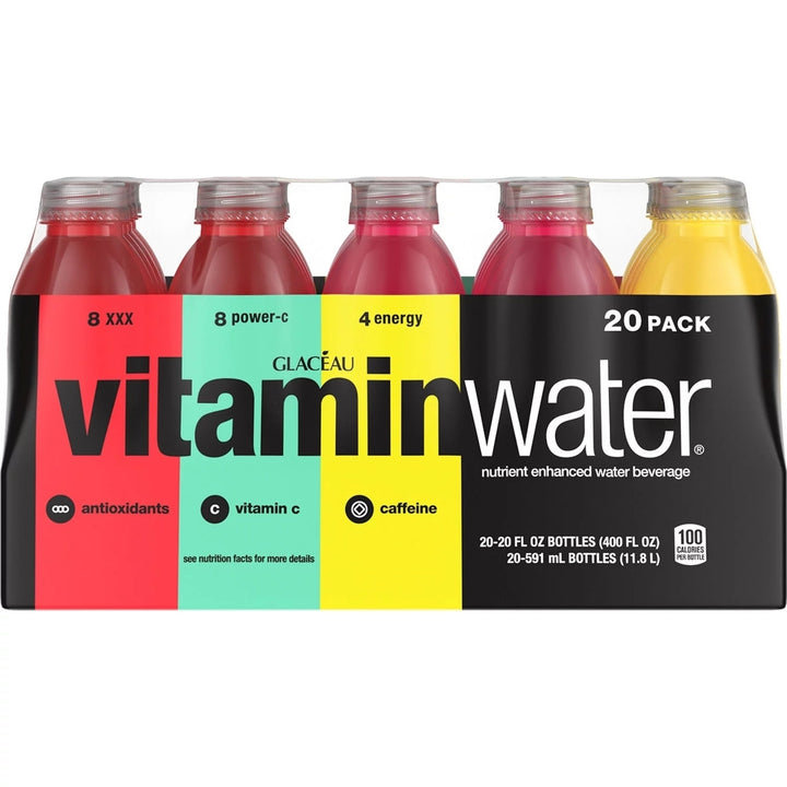 Glaceau Vitaminwater Variety Pack 20 Fluid Ounce (Pack of 20) Image 1