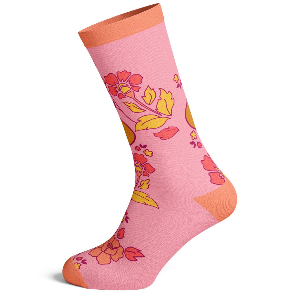 Womens Strong As A Mother Socks Cute Mothers Day Momma Bear Parenting Graphic Footwear Image 2