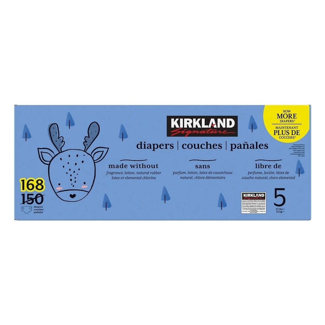 Kirkland Signature Diapers Size 5 (168 Count) Image 2