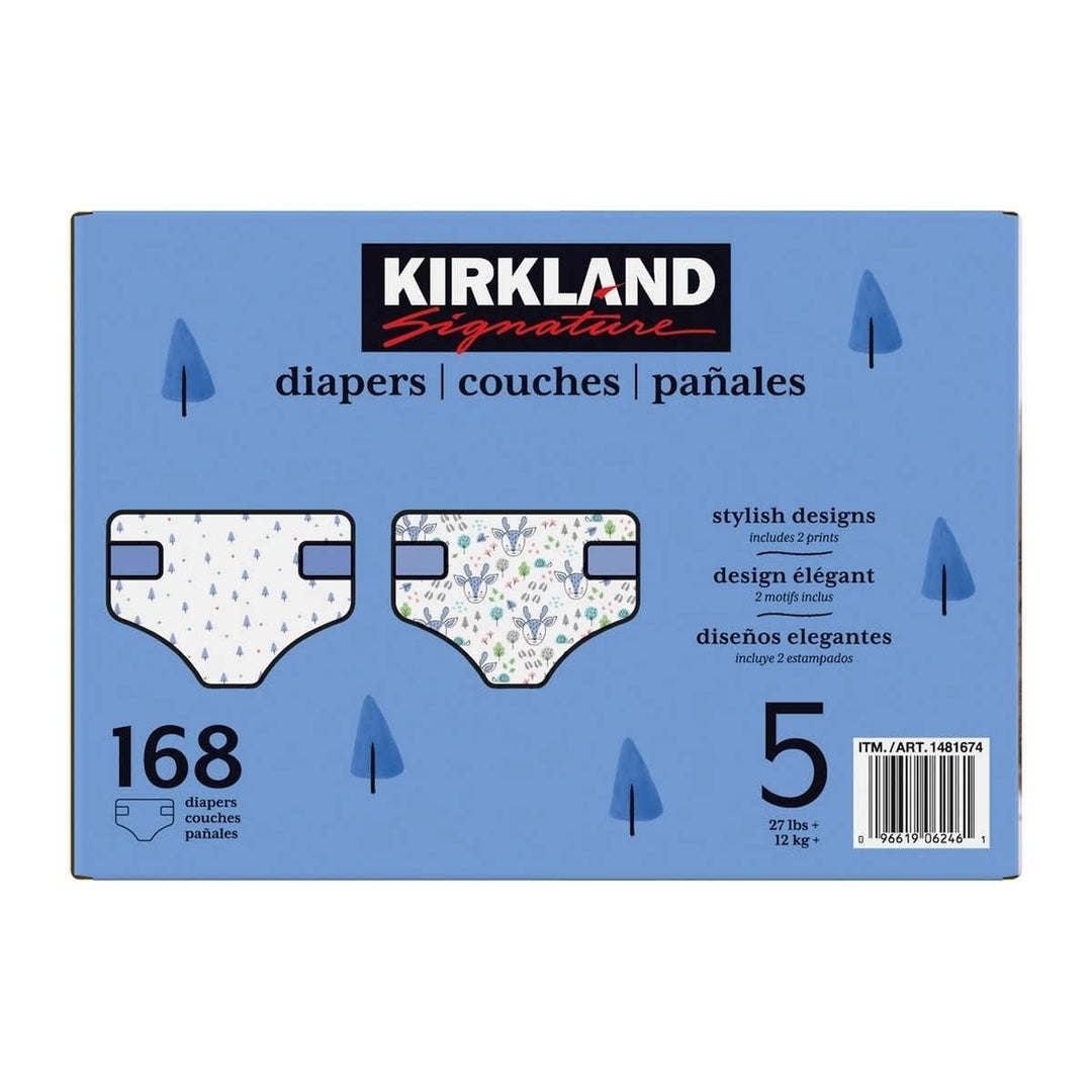 Kirkland Signature Diapers Size 5 (168 Count) Image 3