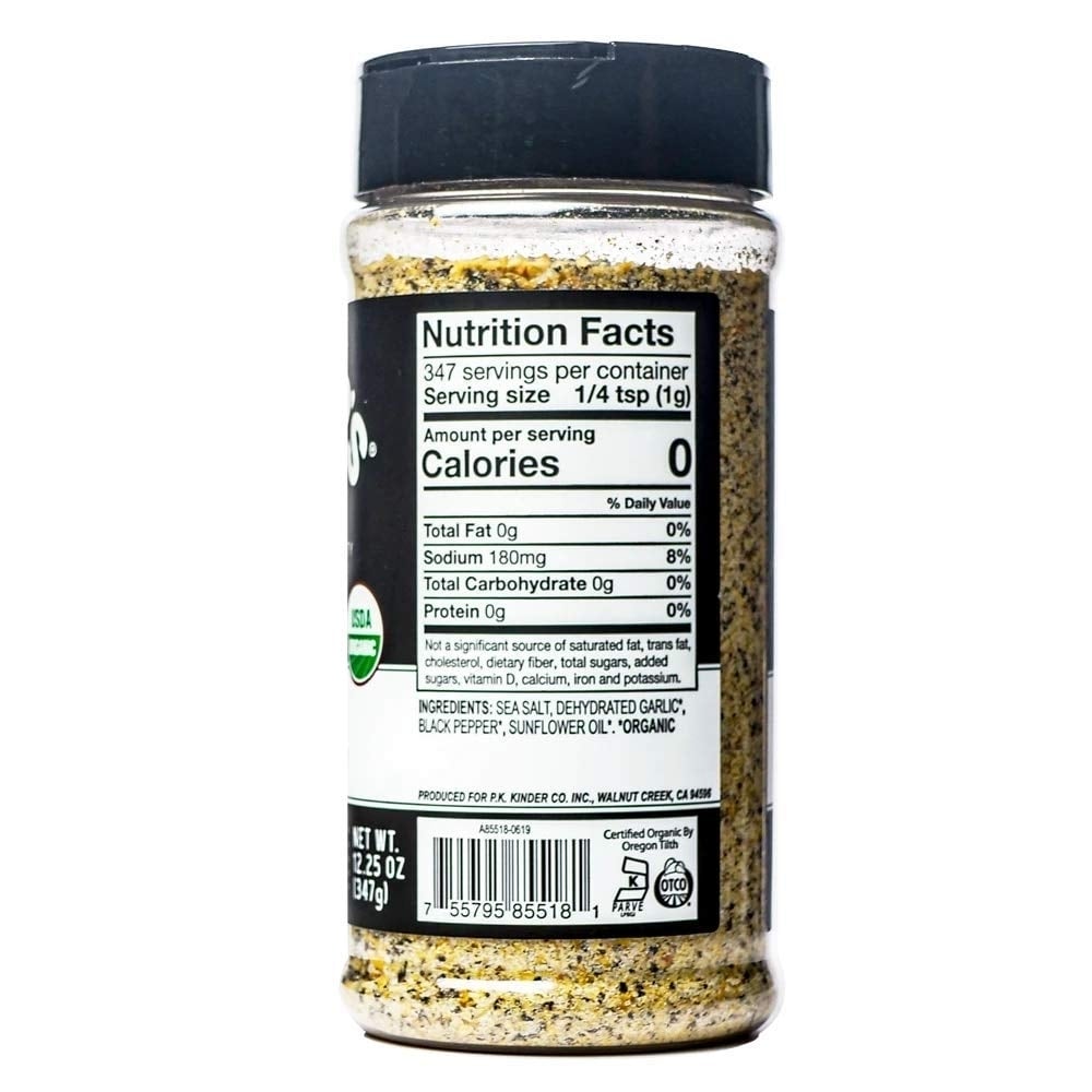 Kinders Premium Quality Organic Seasoning The Blend 12.25 Ounce Image 2