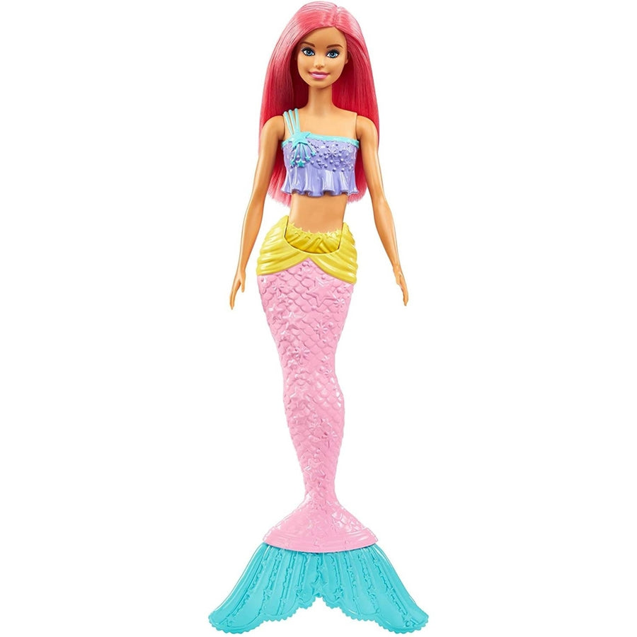 Barbie Dreamtopia Mermaid Doll Pink Hair Moving Fin GGC09 Sirena Mattel Image 1
