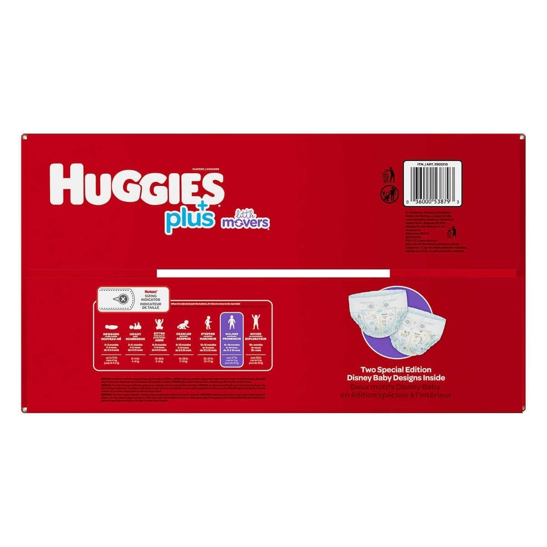 Huggies Plus Diapers Size 5 (27+ Pounds) 144 Count Image 3