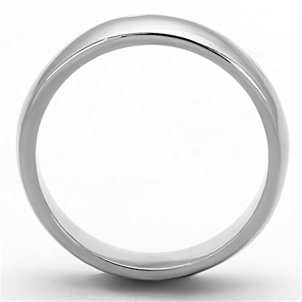 4.4Mm Classic Stainless Steel 316 High Polished Unisex Wedding Band Sizes 5-13 Image 3