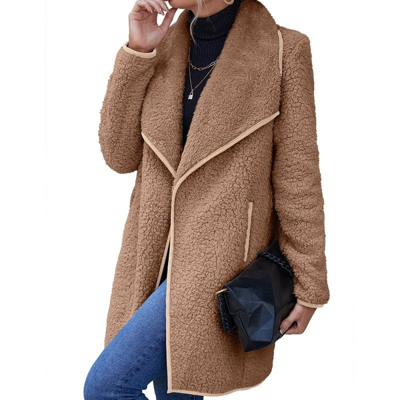 Mid-length Double-sided Plush Coat Image 2