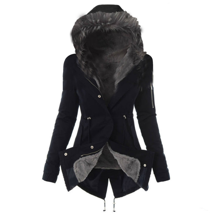 Cotton Hooded Slim-fit Warm Zipper Jacket Image 10