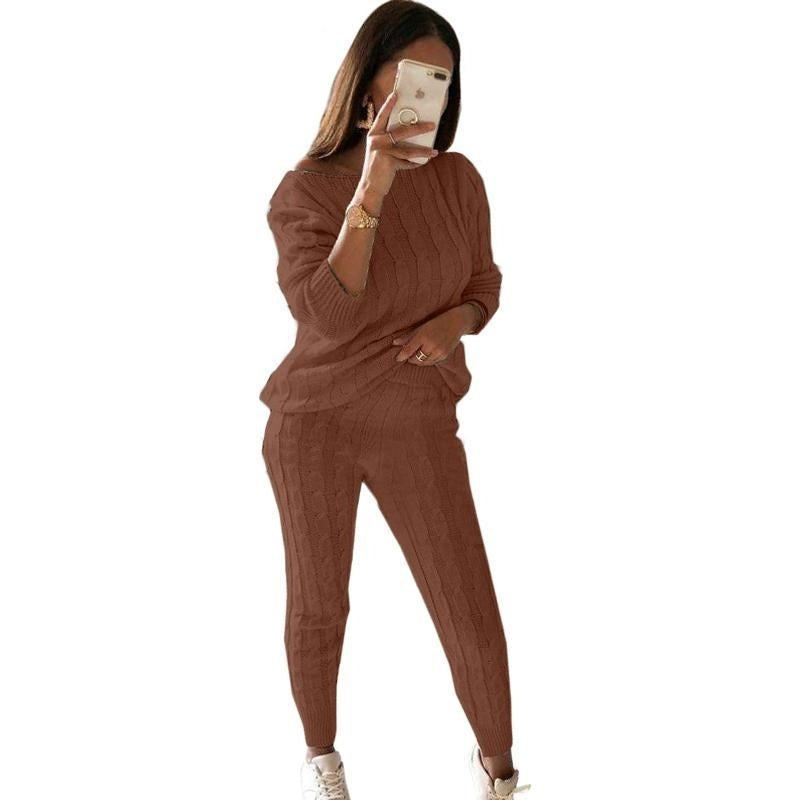 Womens Solid Color Suit Sweater Image 2