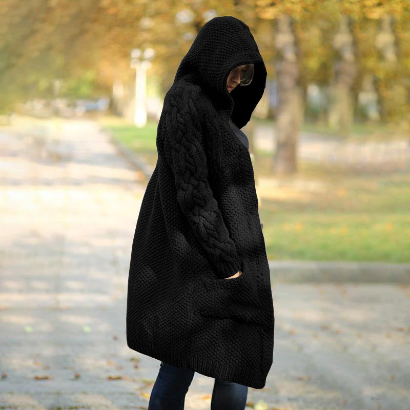 Hooded Sweater Womens Image 4