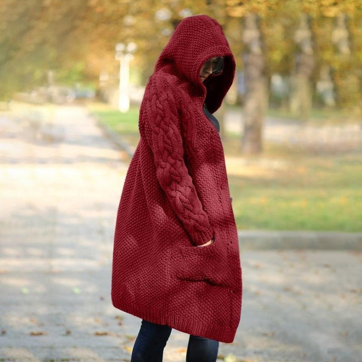 Hooded Sweater Womens Image 7