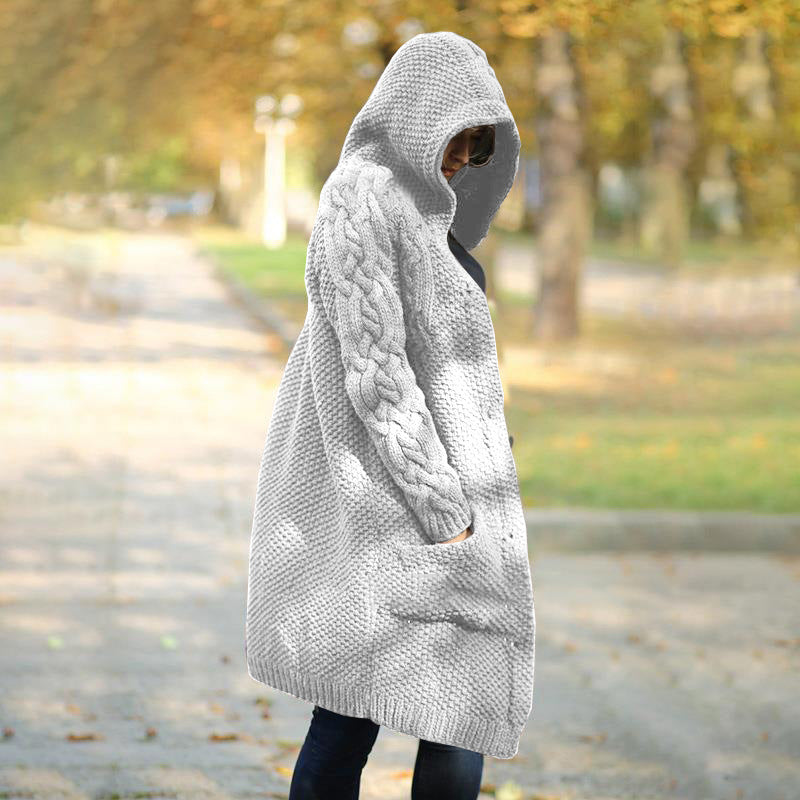 Hooded Sweater Womens Image 9