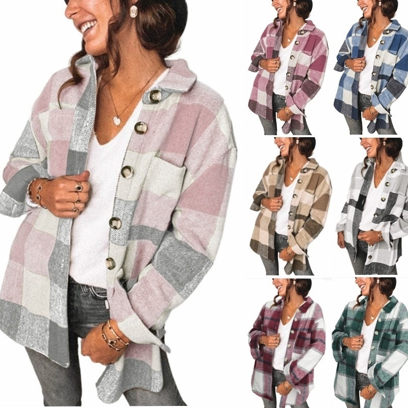 Womens Casual Jacket With Pockets Image 1