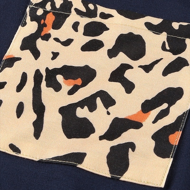 Ladies Leopard Print Long Sleeve Trousers Two-Piece Set Image 6