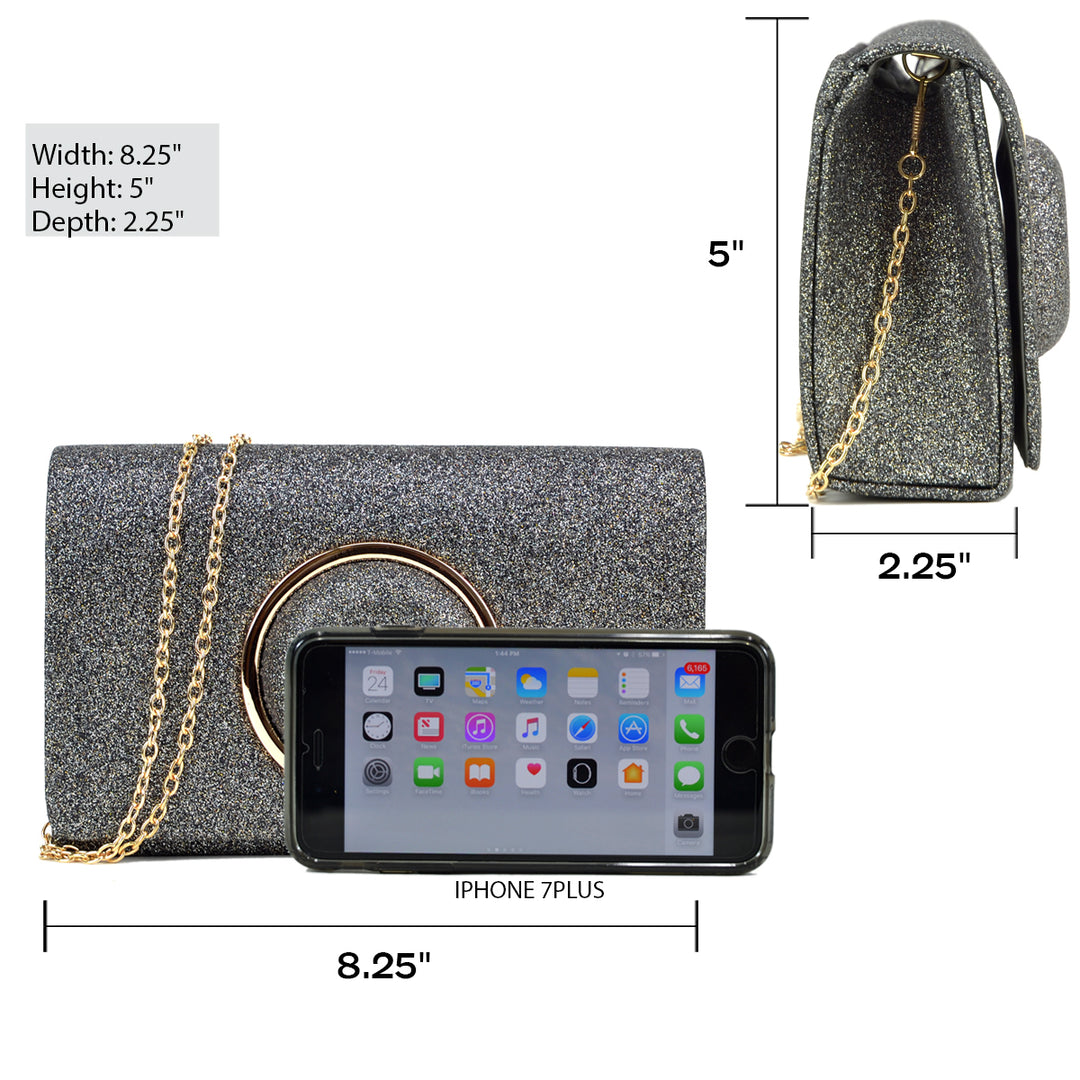 Clutch Purses for Women Evening Bags and Clutches Flap Envelope Handbags Formal Wedding Party Prom Purse Image 9