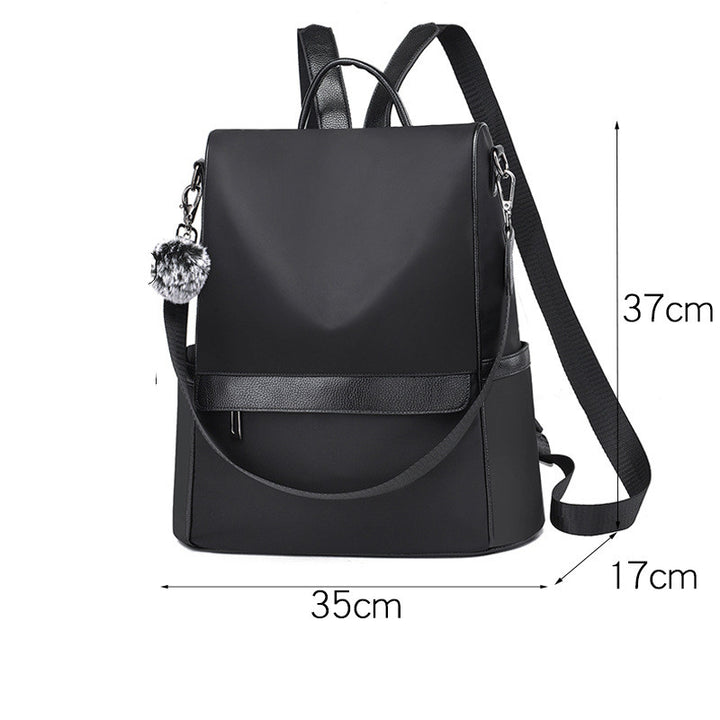 Women Backpack Purse Oxford Anti-theft Casual Shoulder Bag Fashion Ladies Satchel Bags Image 4