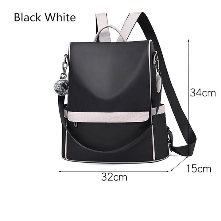 Women Backpack Purse Oxford Anti-theft Casual Shoulder Bag Fashion Ladies Satchel Bags Image 1