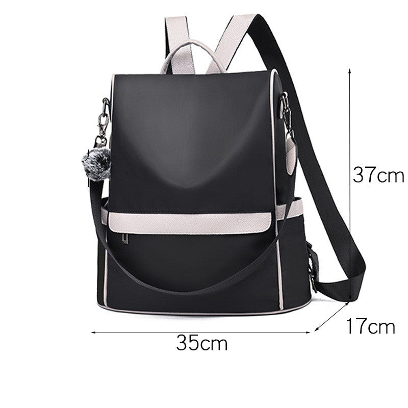 Women Backpack Purse Oxford Anti-theft Casual Shoulder Bag Fashion Ladies Satchel Bags Image 7