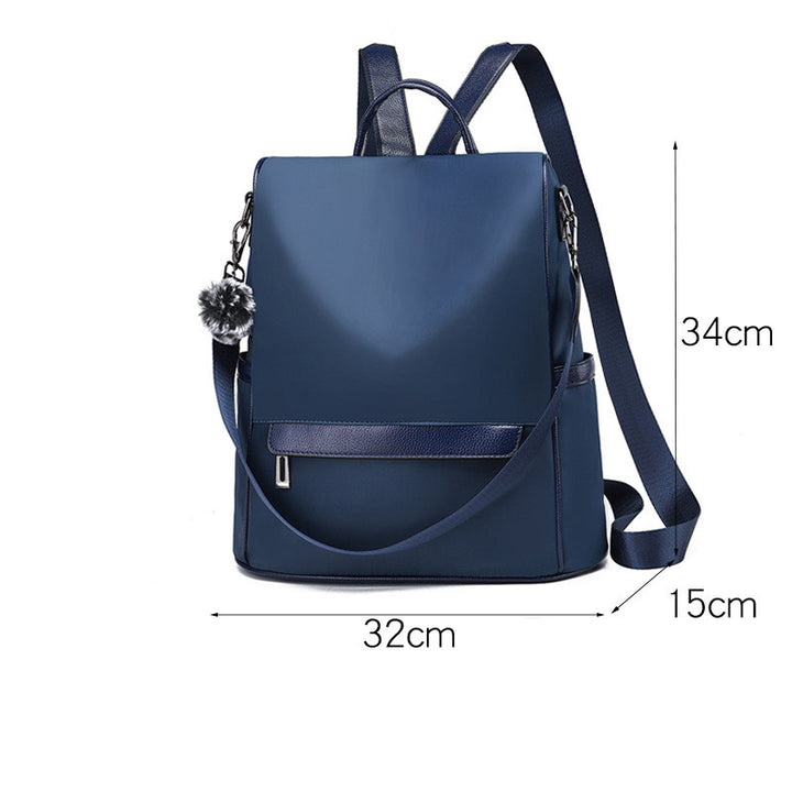 Women Backpack Purse Oxford Anti-theft Casual Shoulder Bag Fashion Ladies Satchel Bags Image 9