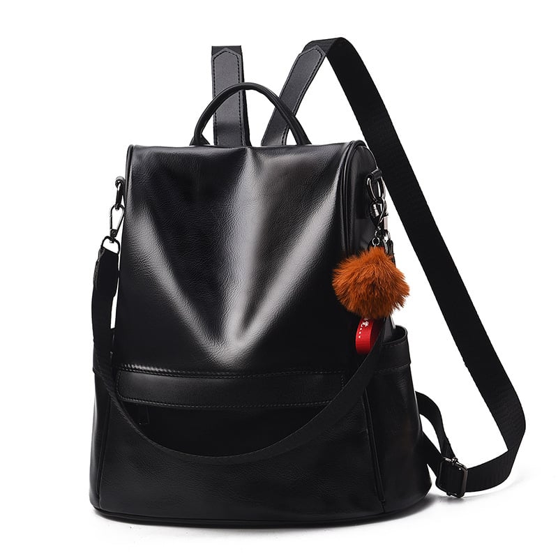 Women Backpack Purse PU Leather Anti-theft Casual Shoulder Bag Fashion Ladies Satchel Bags Image 8