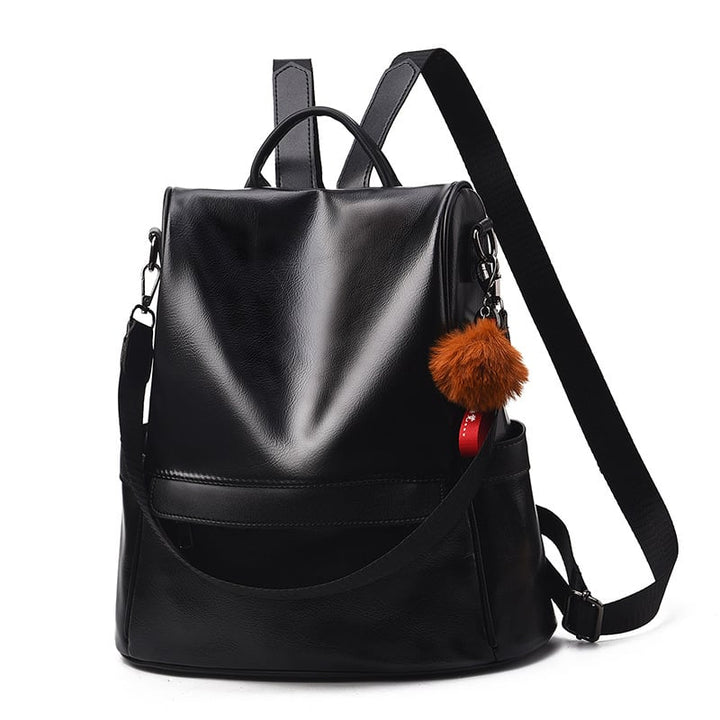 Women Backpack Purse PU Leather Anti-theft Casual Shoulder Bag Fashion Ladies Satchel Bags Image 1