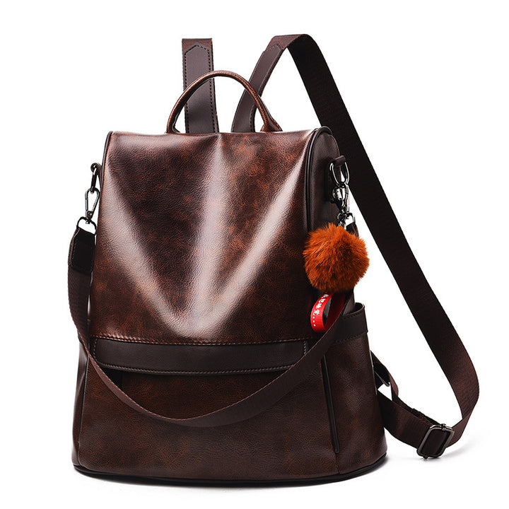 Women Backpack Purse PU Leather Anti-theft Casual Shoulder Bag Fashion Ladies Satchel Bags Image 9