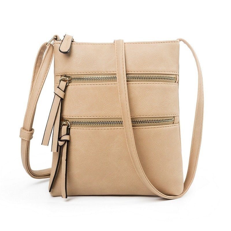 Leather Crossbody Purse for Women Long Over the Shoulder Sling Purses and Handbags Image 9