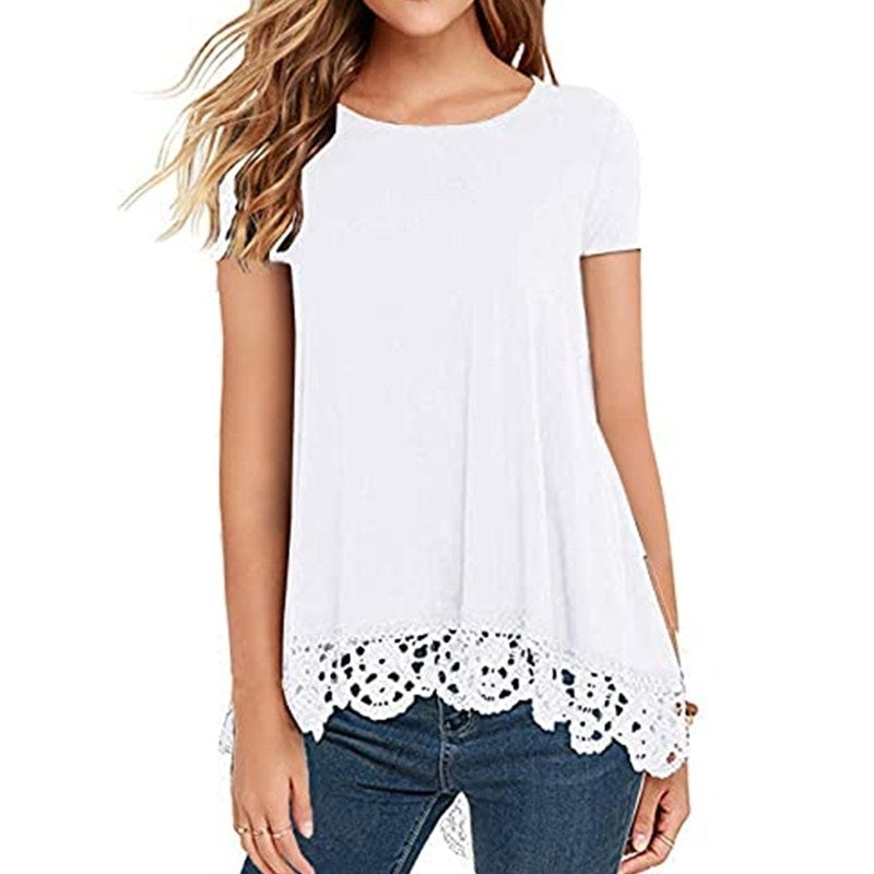 Womens Business Casual V Neck Cuffed Sleeves Chiffon Work Blouse Top Image 4