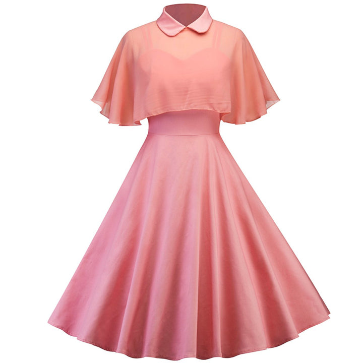 Womens 1950s Cloak Two-Piece Cocktail Dress Image 1