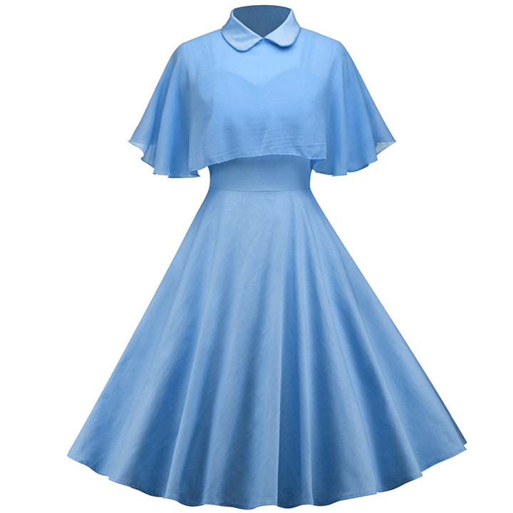 Womens 1950s Cloak Two-Piece Cocktail Dress Image 6