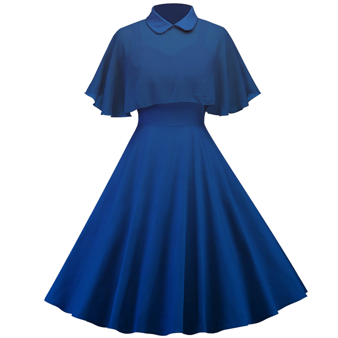 Womens 1950s Cloak Two-Piece Cocktail Dress Image 7