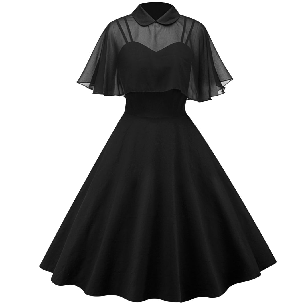 Womens 1950s Cloak Two-Piece Cocktail Dress Image 8