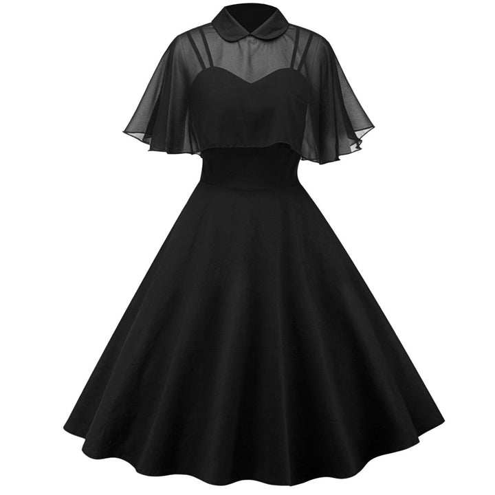 Womens 1950s Cloak Two-Piece Cocktail Dress Image 1