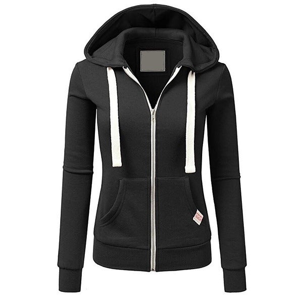 Lightweight Thin Zip-Up Hoodie Jacket for Women Image 2