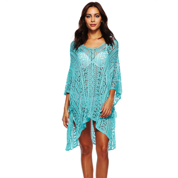 Womens Bathing Suit Cover Up for Beach Pool Swimwear Crochet Dress Image 6