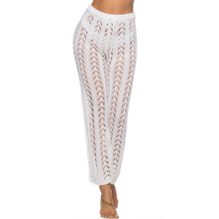 Womens Crochet Net Hollow Out Beach Pants Sexy Swimsuit Cover Up Image 3